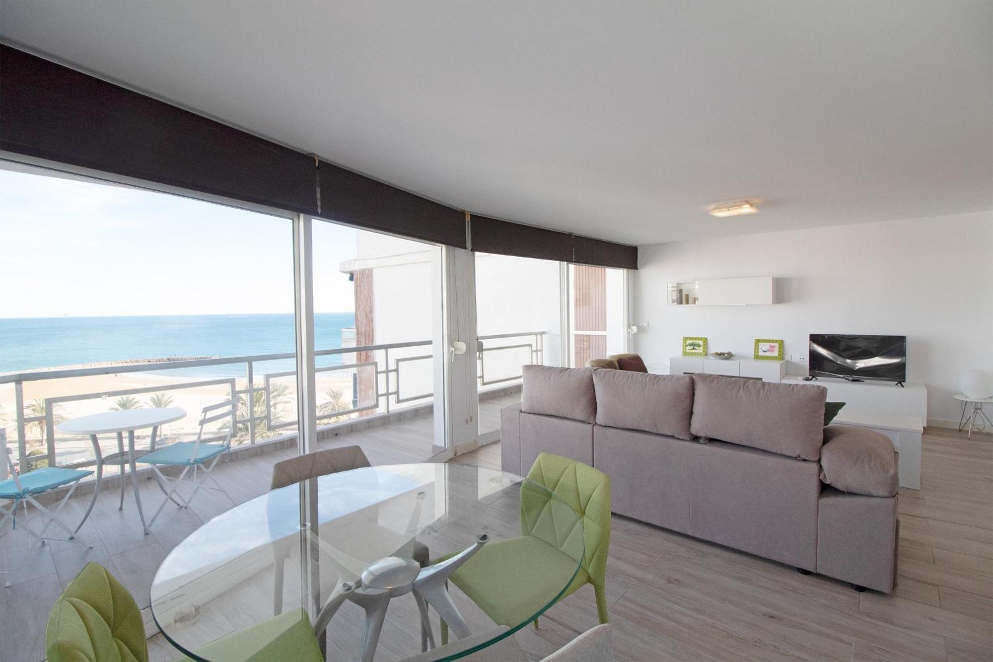 Global Properties, Apartamento Con Terraza E Increibles Vistas Al Mar Sagunto Extérieur photo