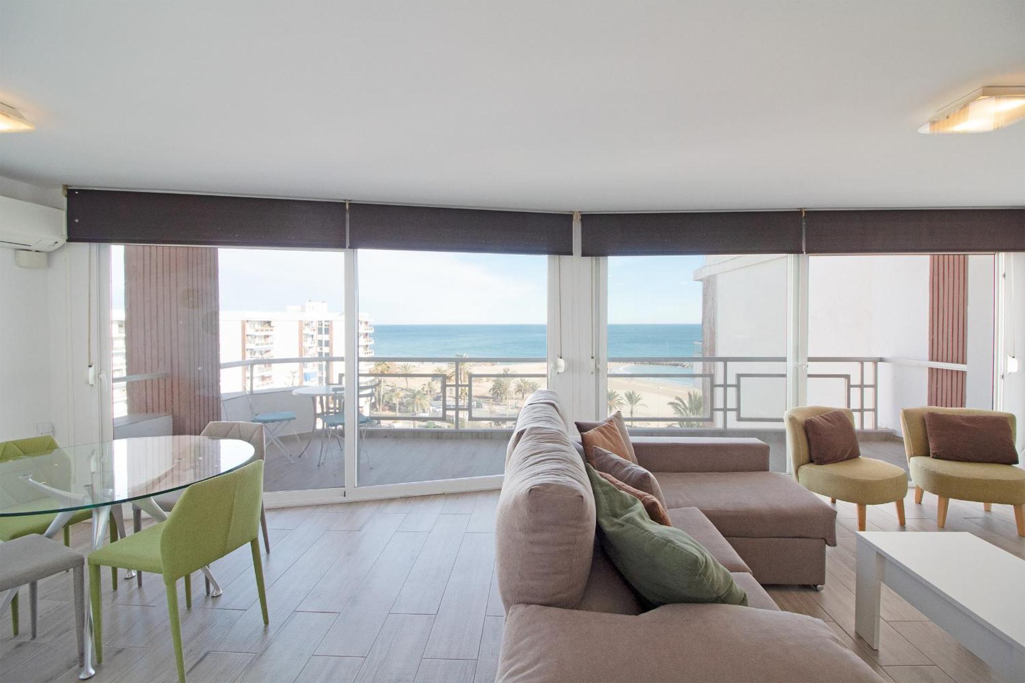 Global Properties, Apartamento Con Terraza E Increibles Vistas Al Mar Sagunto Extérieur photo